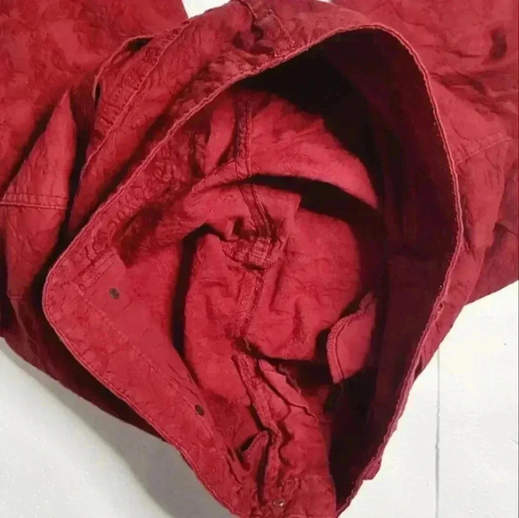 Free people womens Red Embroidered Sz 31 - Picture 6 of 8